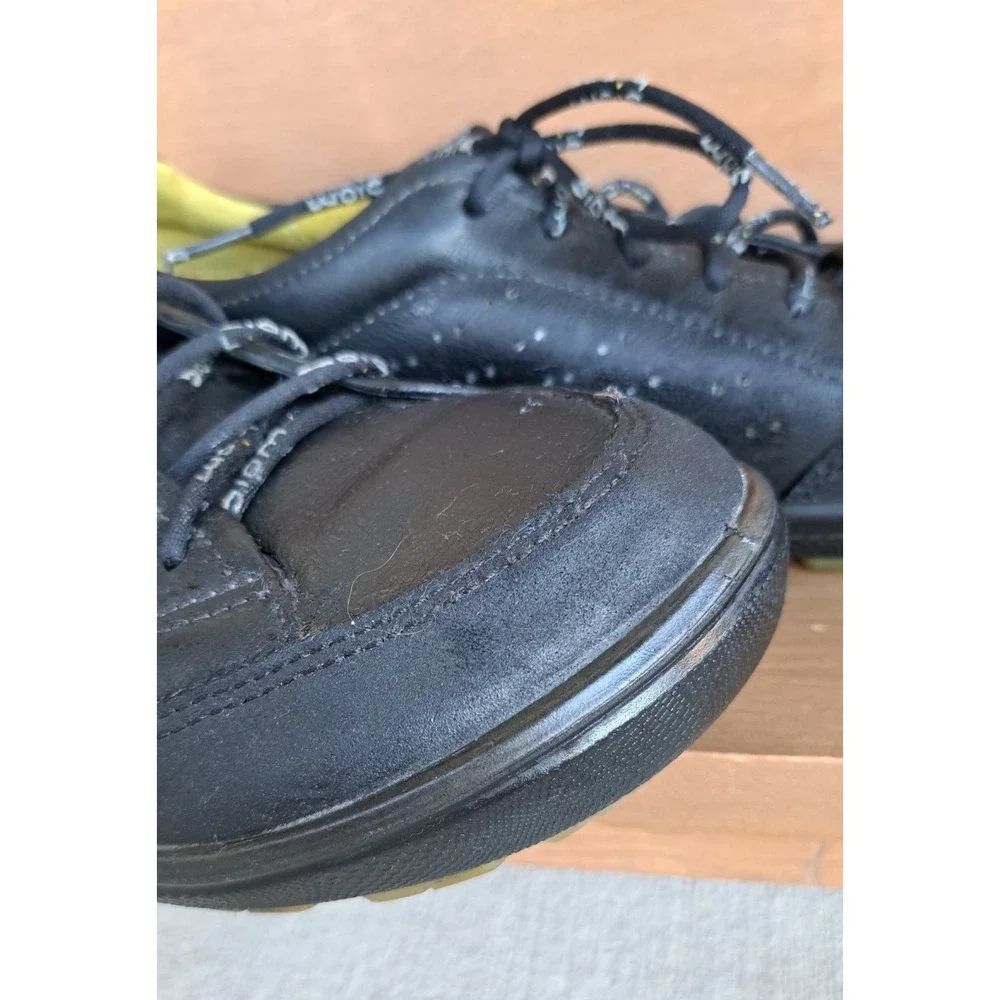 Ecco Biom Grip Mens Black Leather Comfort Shoes Sneakers EU 44 US 10 10.5 Low To